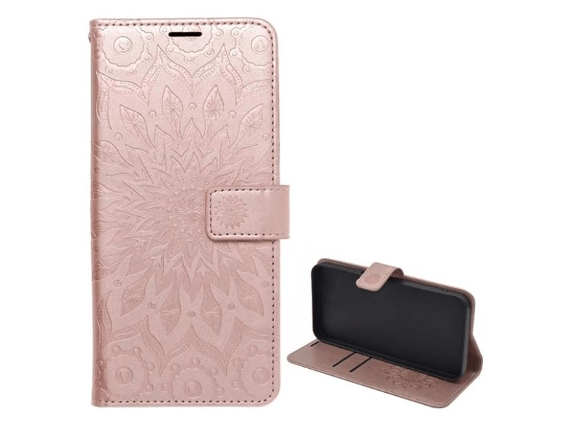Gigapack GP-136994 Samsung Galaxy A13 4G bőr hatású flip tok, rózsaarany