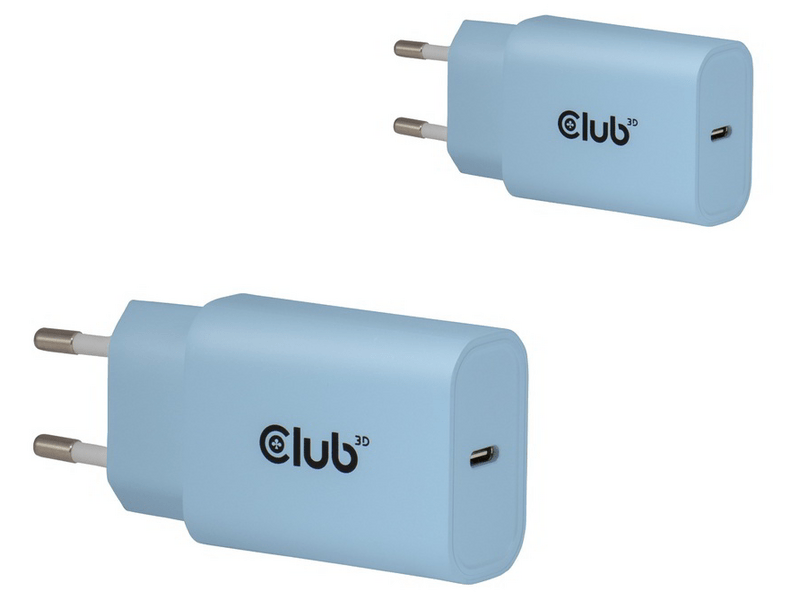 Club 3D Hálózati Adapter 30W, 2db kék (CAC-3022)
