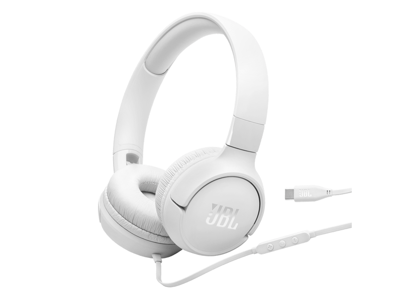 JBL Tune 520C USB-C slušalice, bijele (JBLT520CWHT)