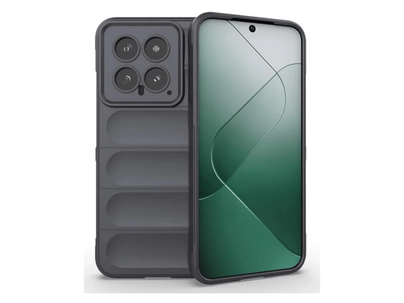 Gigapack Xiaomi 14 Szilikon tok, sötétszürke (GP-155487)