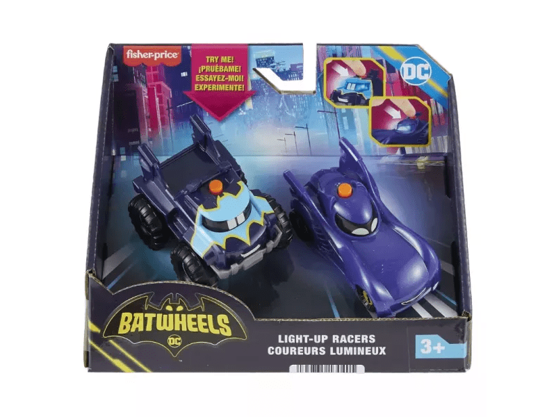 DC: Batwheels világító kisautó szett, 2 db-os - Bam és Buff