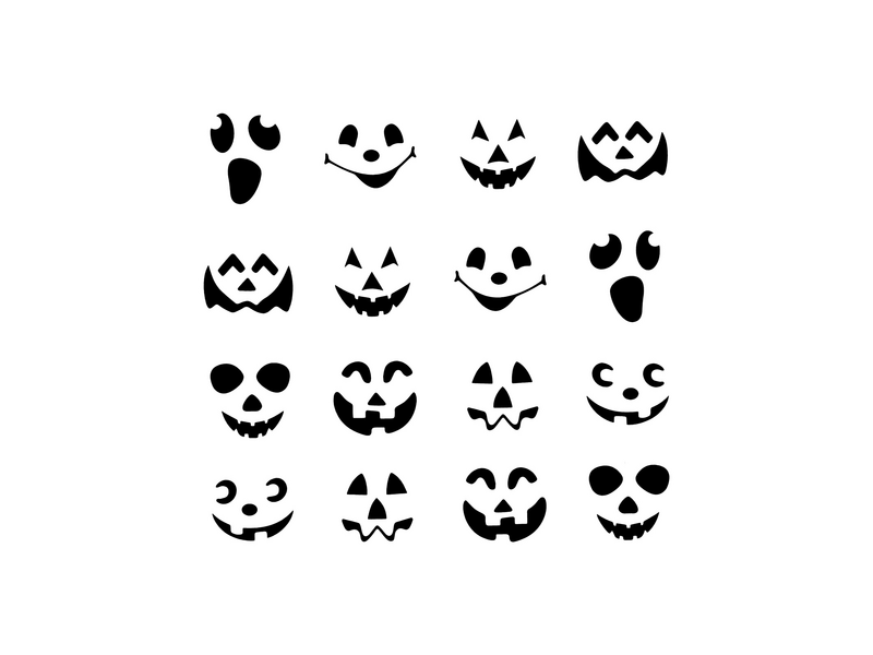 Family 58131E Halloween-i fólia matrica szett - 16 db