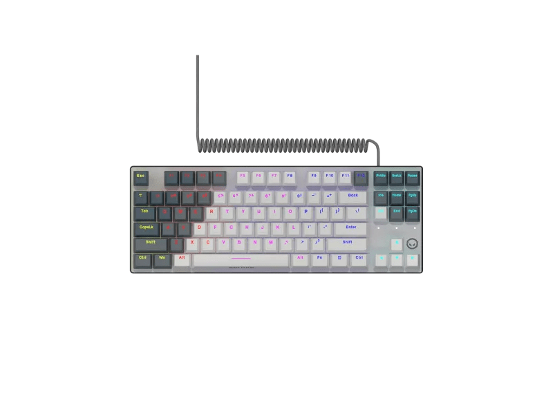 Lorgar Azar 514TKL Billentyűzet, US, fehér (LRG-GK514TKL-WH-US)