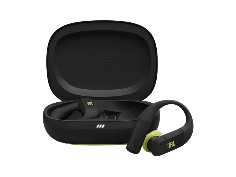 JBL Endurance Peak 4 TWS Fülhallgató, fekete/lime