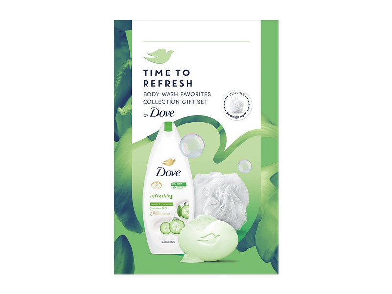 Dove Refreshing ajándékcsomag fürdőpamaccsal