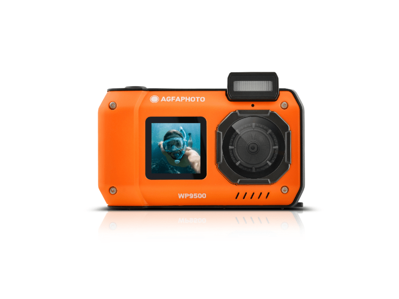 AgfaPhoto Realishot WP9500 vízálló digitális fényképezőgép, narancssárga