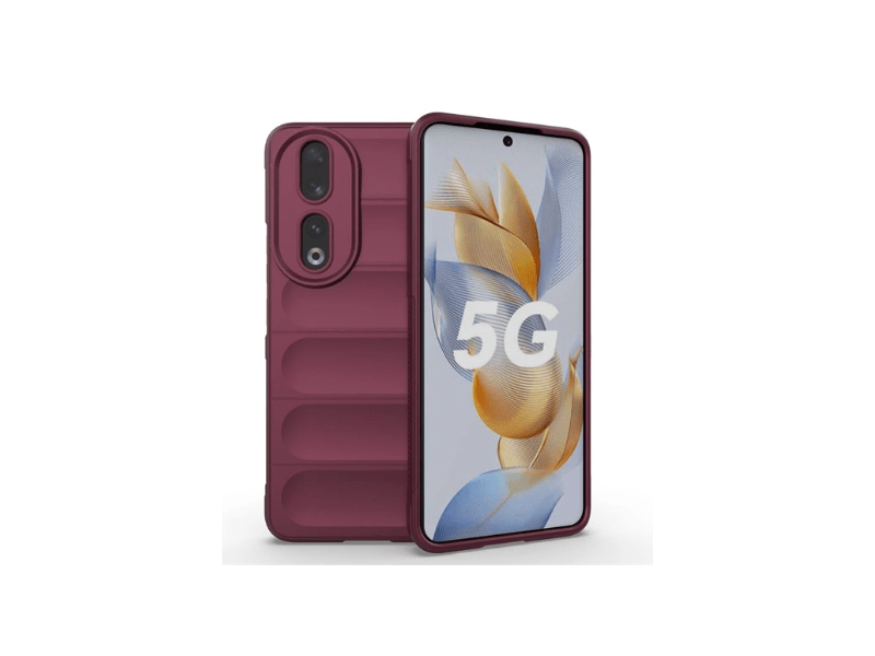 Gigapack Honor 90 5G SZilikon mobiltelefon tok, bordó (GP-143486)