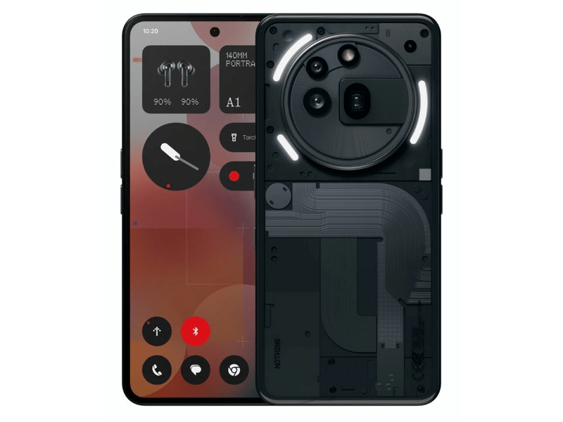 Nothing Phone (3A)Pro fekete, 12+256 GB