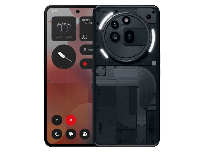 Nothing Phone (3A) Pro pametni telefon 12/256 GB, crni (A10400166)