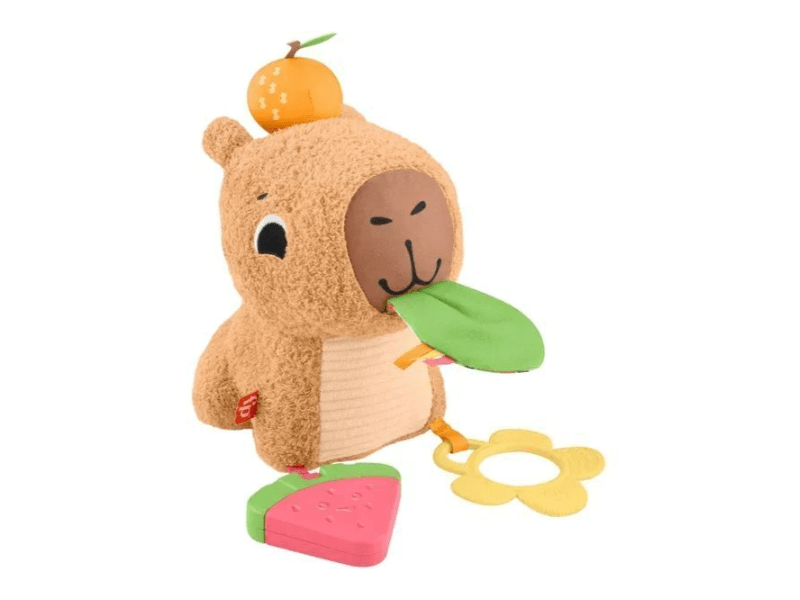 Fisher-Price Sensimals: Kapibari plüssfigura - 24 cm (HYR54)
