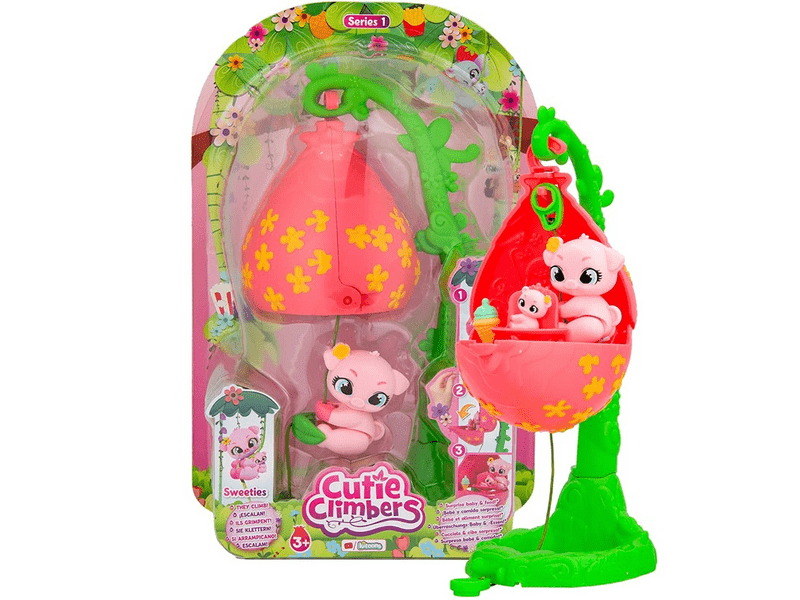 Cutie Climbers Cuki indázók: Sütifalók játékszett, 1. széria