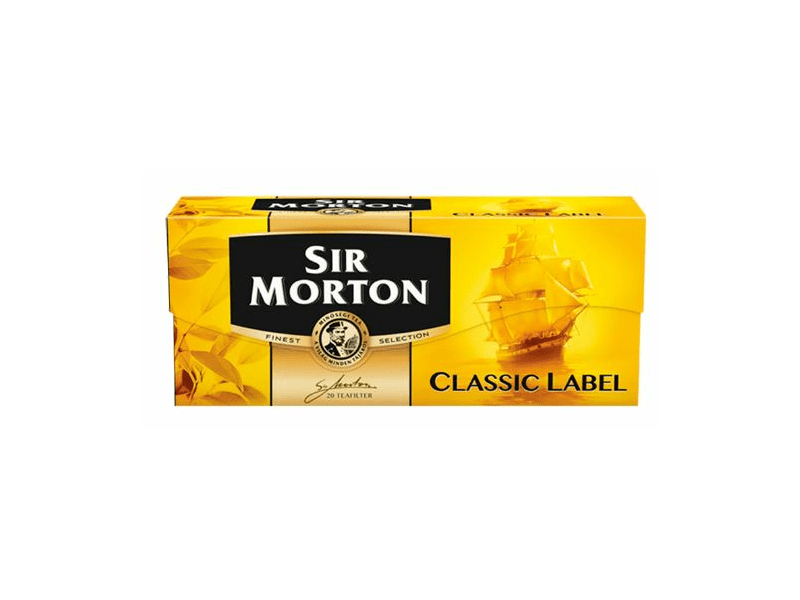 Sir Morton Classic Label filteres feketetea, 20db