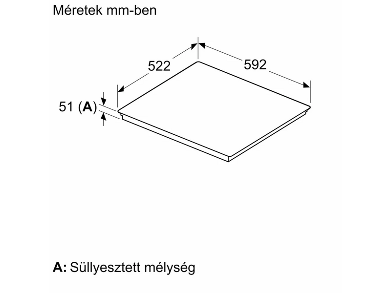 Bosch PVQ61CHB1E Serie 6 Indukciós főzőlap