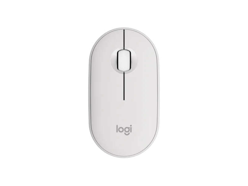 Logitech Pebble Mouse 2 M350s bežični miš, bijeli (910-007013)