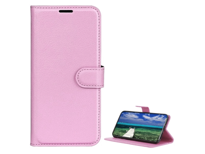 Gigapack Honor 200 Lite Bőr hatású flip tok, rózsaszín (GP-157676)