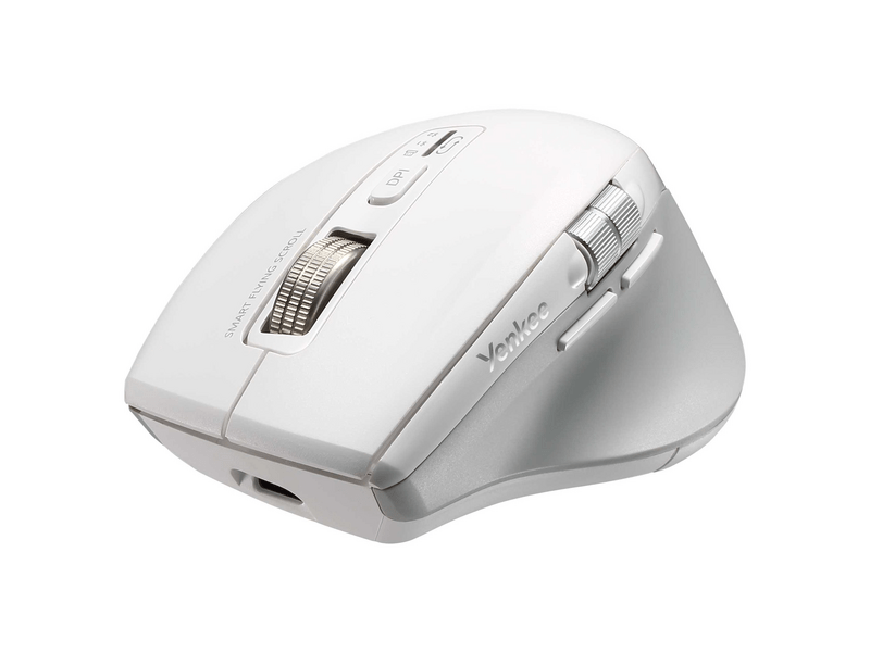 Yenkee YMS 2095W SPIN Vezeték nélküli egér, fehér (45029728)