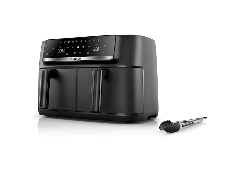 Bosch MAFD440B7 Serie 4 Kétfiókos Air Fryer, fekete