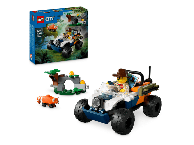 LEGO® City ® Dzsungelkutató ATV - vörös macskamedve akció (60424)