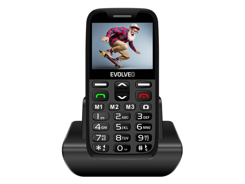 Evolveo EasyPhone XR EP601 Mobiltelefon, Fekete (EP-601-BK)