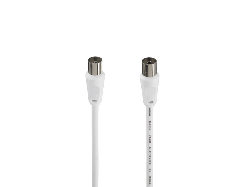 Hama 205030 Antennakábel, 75dB, fehér, 5 m