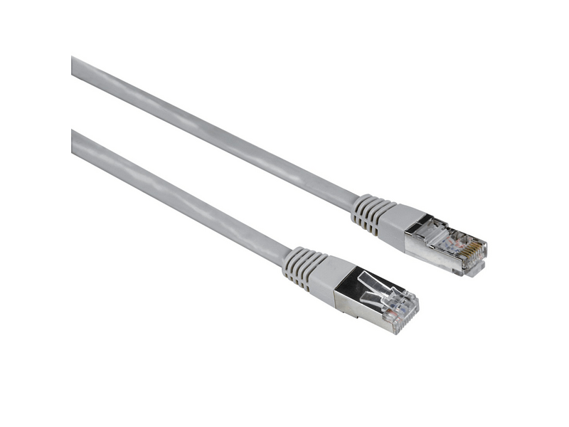 Hama 200918 CAT5E F/UTP Patch kábel, szürke, 10 m