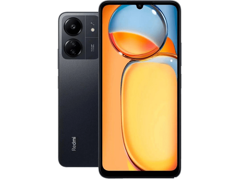 Xiaomi Redmi 13C 4/128GB Okostelefon, Midnight Black