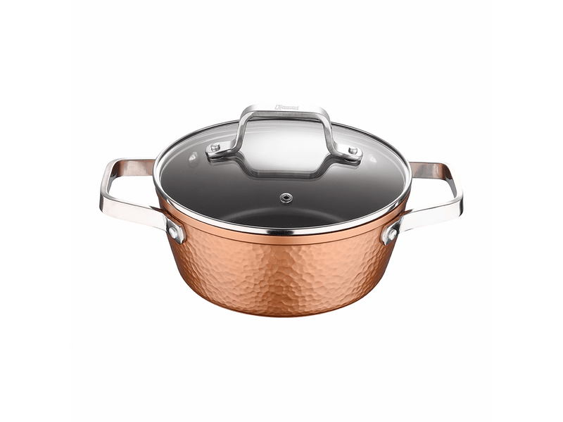 Bergner Origen Lábas fedővel, 24 cm (BG-34524-BK-KF)