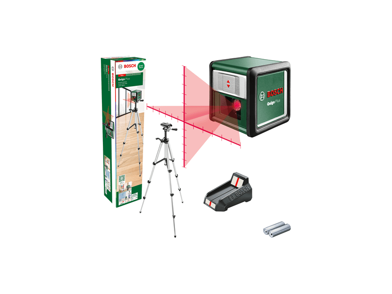 Bosch Quigo Plus Cross Line laserska libela + stalak (0603663602)