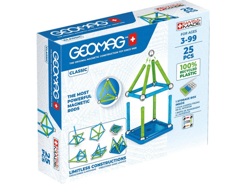 Geomag Green Line Classic 25 db-os mágneses építőjáték (20GMG00275)