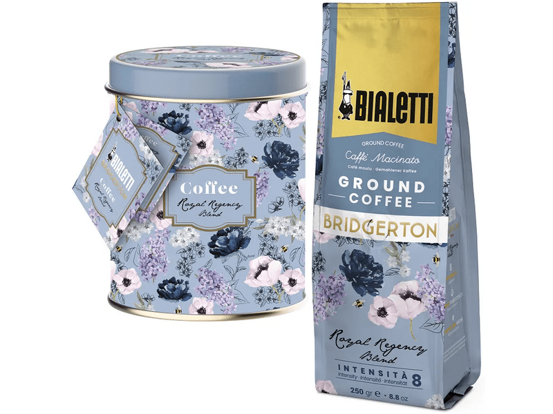 Bialetti Bridgerton - Royal Regency Blend - őrölt kávé 250g fémdobozban