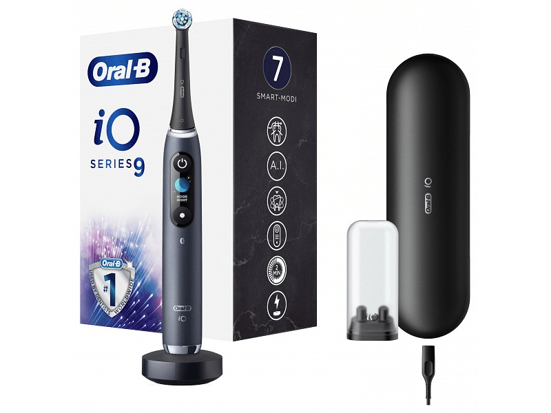 Oral-B iO 9N električna četkica za zube, crna
