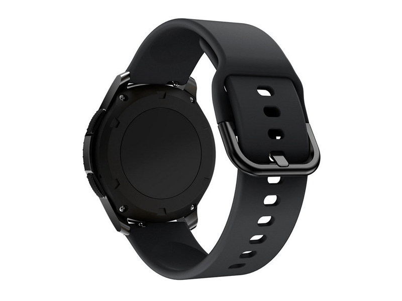 Gigapack Univerzális szilikon pótszíj, 20 mm, fekete (GP-142820)