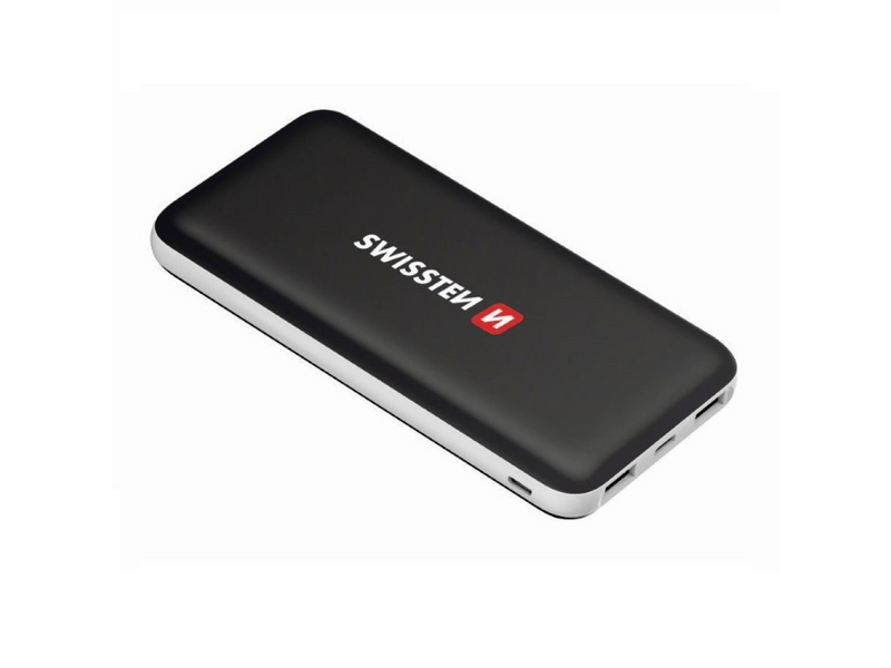 Swissten Black Core Slim Power Bank, 15000 mAh (22013923)