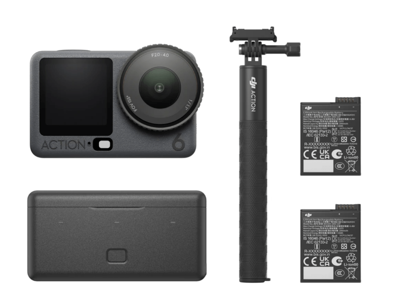 DJI Osmo Action 6 Adventure Combo akciókamera (CP.OS.00000506.03)