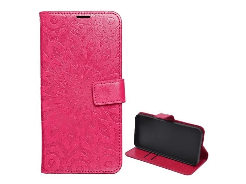 Gigapack Samsung Galaxy A05s Bőr hatású flip tok, rózsaszín (GP-151884)