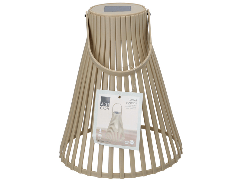 Arti Casa Solar Akasztható kerti lámpa, bézs