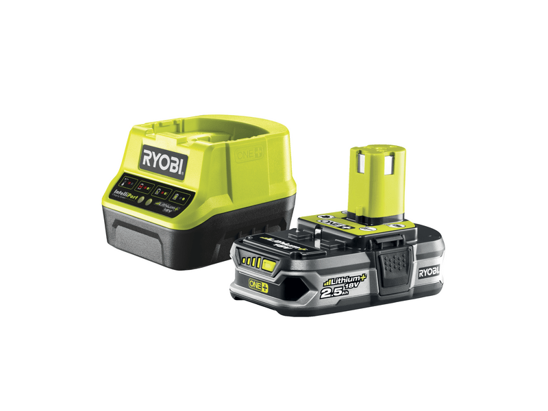 Ryobi RC18120-125 1 x 18 V 2,5 Ah Lithium+ akkumulátor és töltő