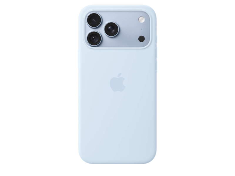 Apple iPhone 18 Pro Max szilikon tok, MagSafe-rögzítésű, búzavirágkék (MK934ZM/A)