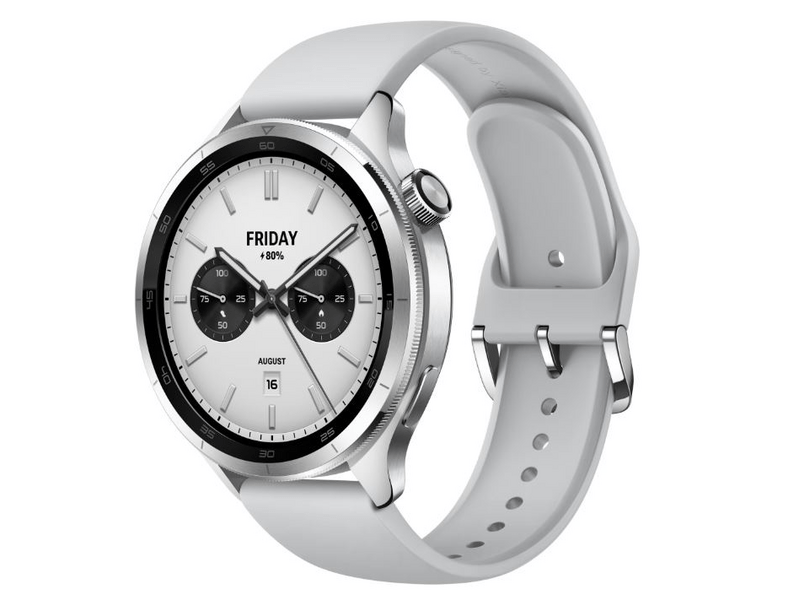 Xiaomi Watch S4 okosóra, ezüst (BHR9197GL)