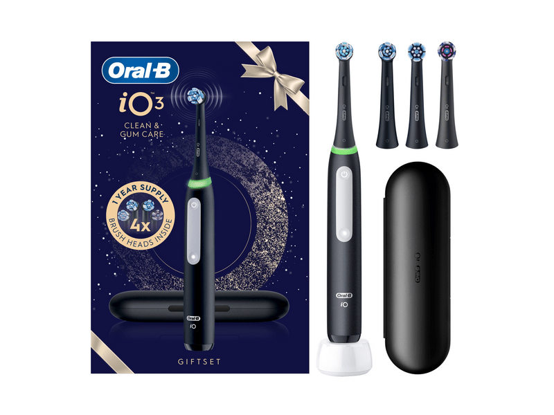 Oral-B iO3 iO3 Elektromos fogkefe+tok+4 fej (IOG34BDF6K)