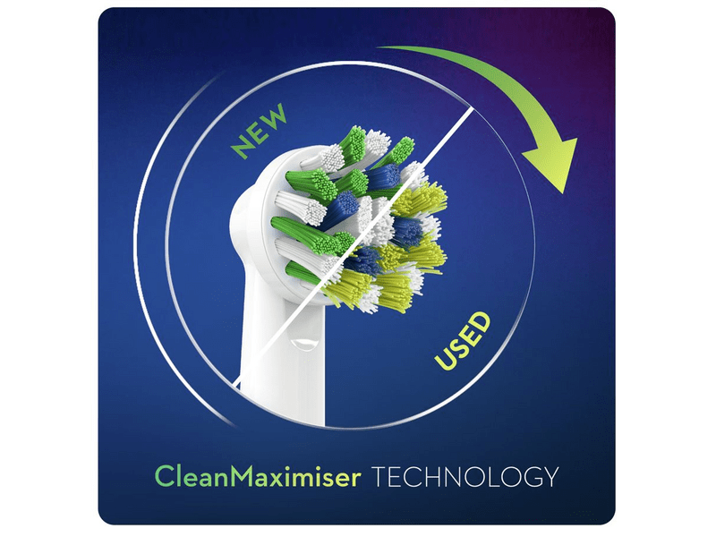 Oral-B EB50-2 Cross Action zamjenska glava, 2 kom, bijela