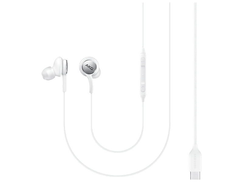 Type-C Earphone (Sound by AKG), White