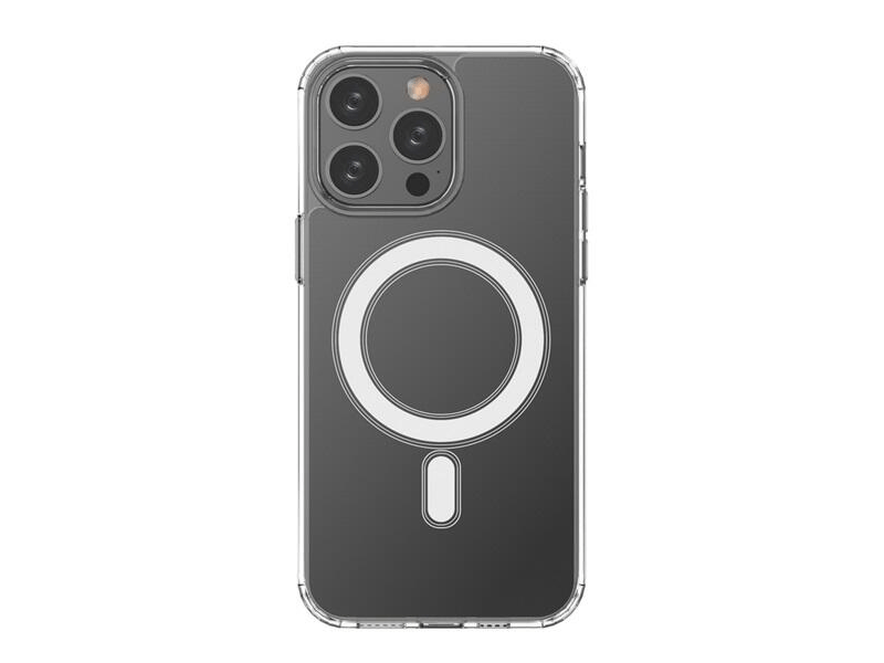 Gigapack iPhone 14 Pro Max Szilikon telefonvédő tok, átlátszó (GP-154896)