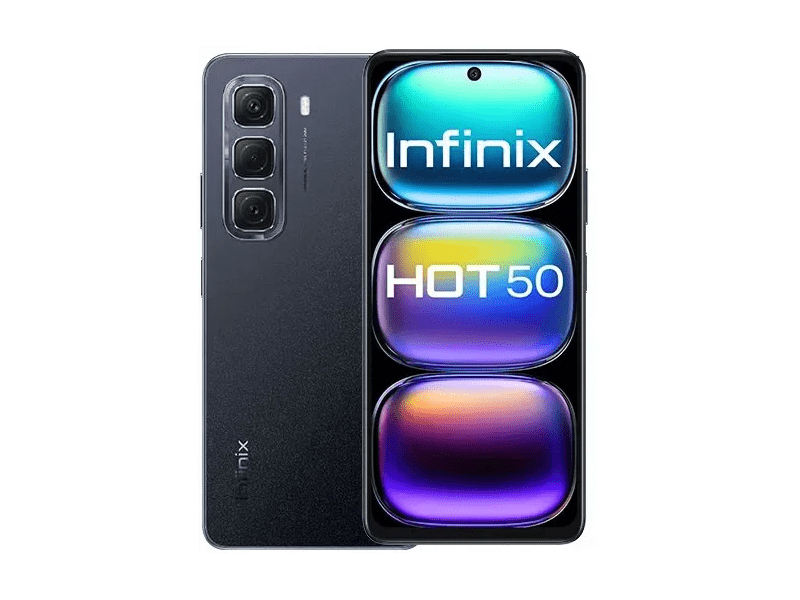 Infinix Hot 50 8/128GB Okostelefon, Fekete (X6882SB128)