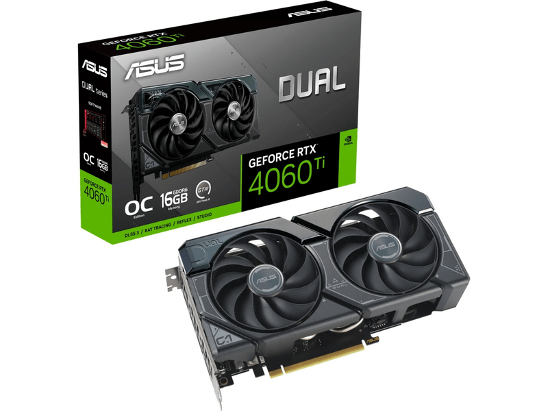 Asus Dual GeForce RTX™ 4060 Ti OC Edition 16GB GDDR6