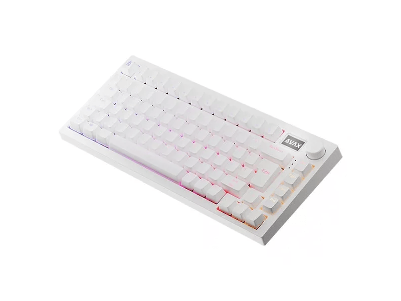 Avax GM02 Pro Mechanikus billentyűzet, sárga switch, fehér