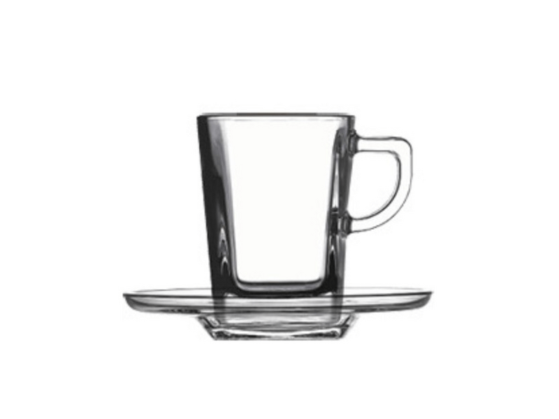 Pasabahce 95754 Carre set šalica za kavu, 75 ml, 6 kom