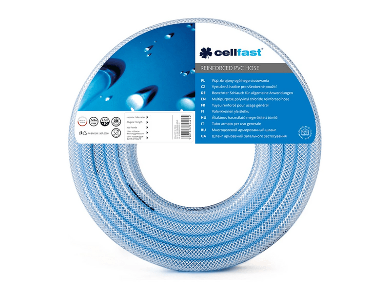 Cellfast Technikai tömlő megerősített PVC, 8x2,5 mm, 50m