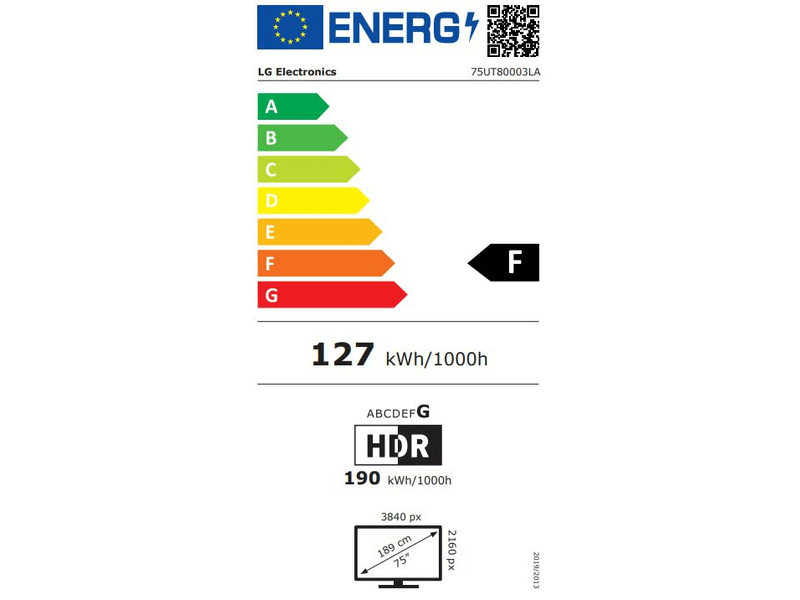 Smart LED TV, 4K UHD, HDR, webOS