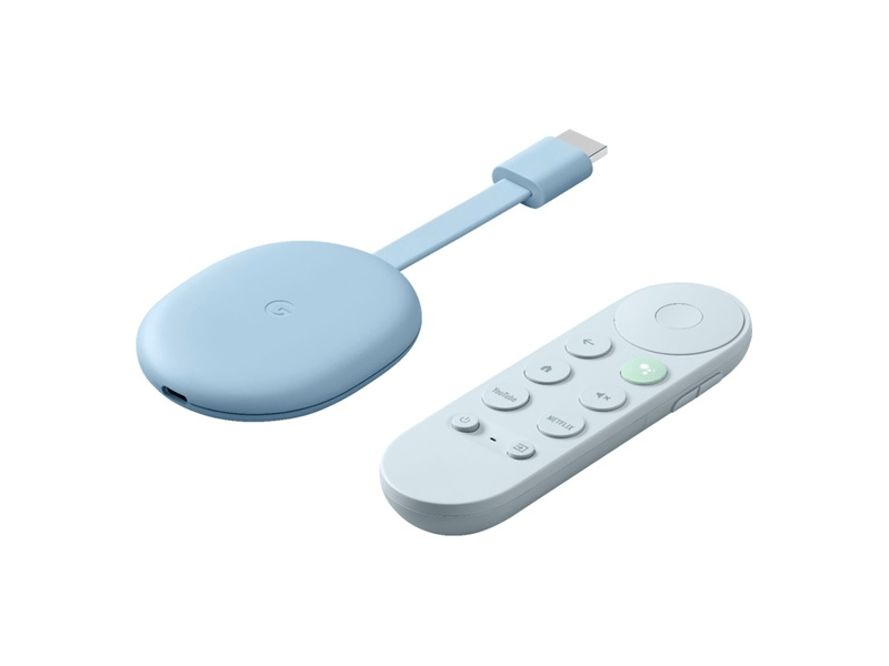Google Chromecast + Google TV, kék (GA01923)